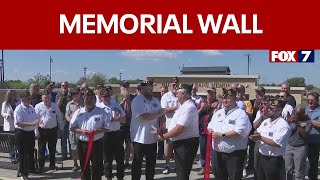 City of Hutto unveils new veteran memorial wall
