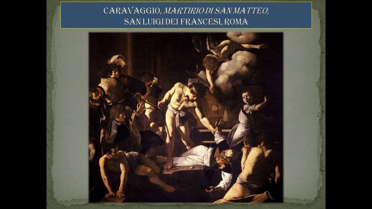 Caravaggio - Martirio di San Matteo. Commento iconografico spirituale a cura di Alessio Fucile
