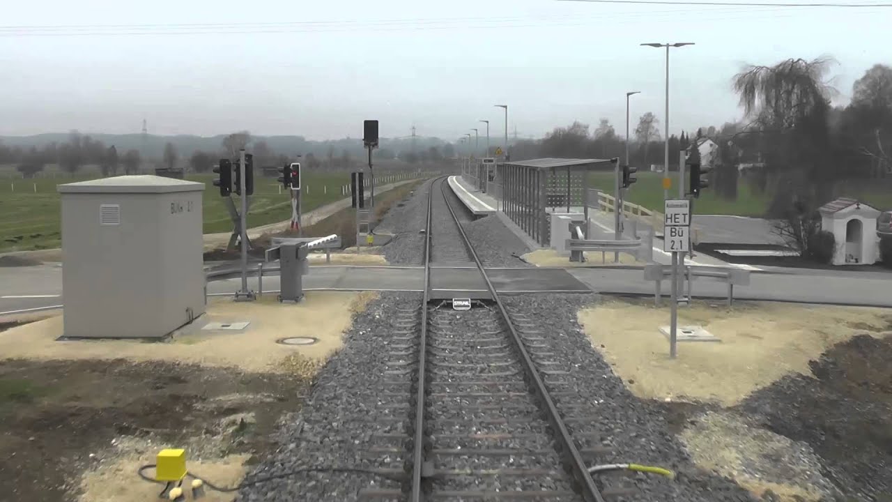 ALLES über die NEUE BAHNSTRECKE WEIßENHORN - SENDEN