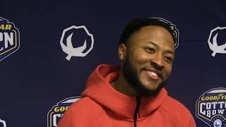Ohio State's Xavier Johnson discusses playing his final college game in the Cotton Bowl
