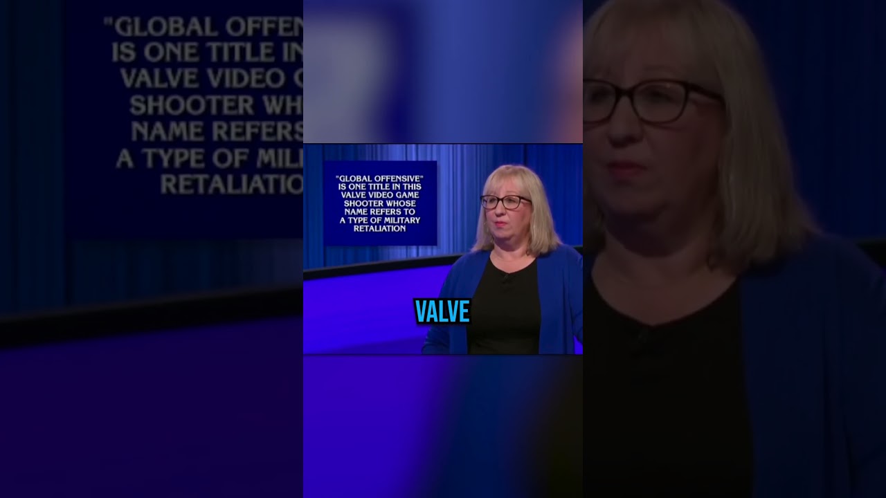 COUNTER STRIKE MADE IT ON JEOPARDY😍