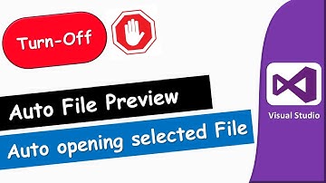 Disable Auto-Open Files in Visual Studio | Solution Explorer Settings