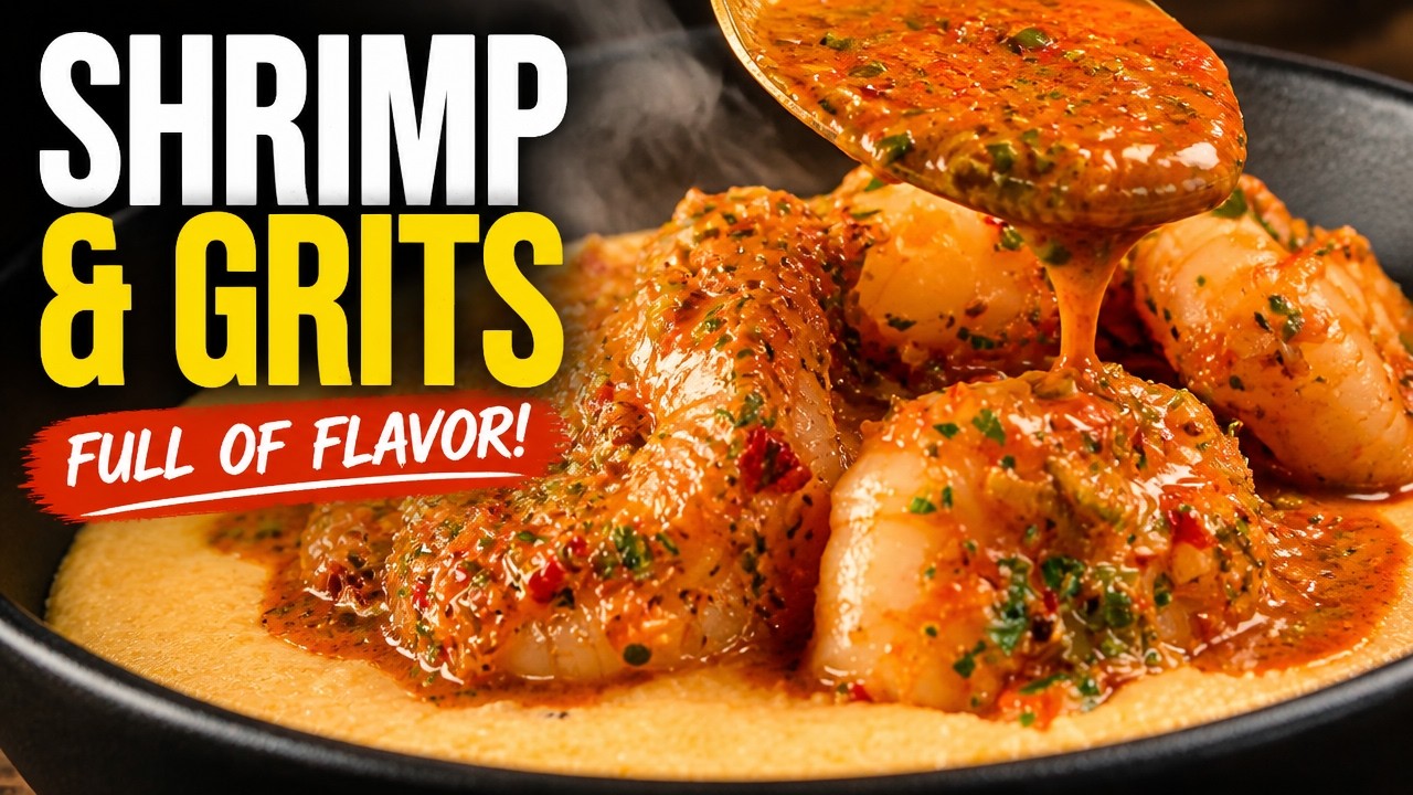 The Best Creamy Polenta & Shrimp You'll Ever Make