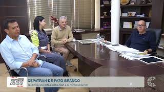 Tenente coronel Robertinho Dolenga assume o Depatran...