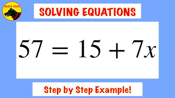 Solving Equations (Two Step- variable on right side!)