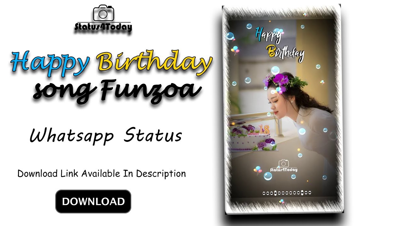 Happy Birthday song | Whatsaap status Funny | Funzoa | 2020 | New Status