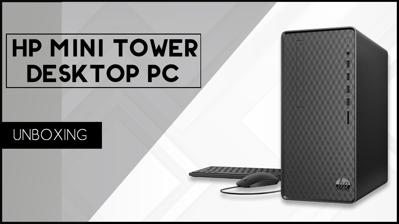HP Slim Mini Tower Desktop PC S01pf2428 Unboxing Hp i3 8gb & 512gb