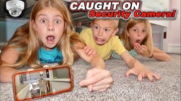 Caught On Security Camera 12 Foot SKELETON Inside Tannerites HOUSE While Playing Hide N Seek!