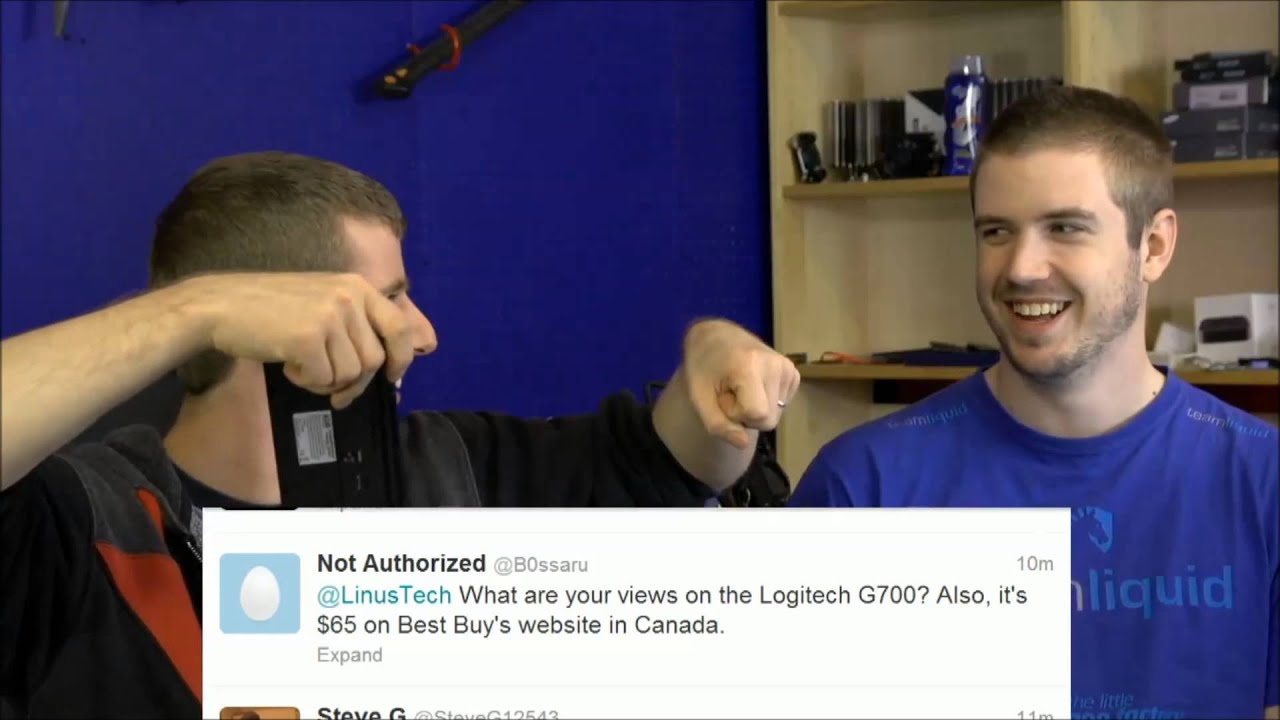 10m
Not Authorized @BOssaru
@LinusTech What are your views on the Logitech G700? Also, it's
$65 on Best Buy's website in Canada.
Expand
Steve G @Stevec12543