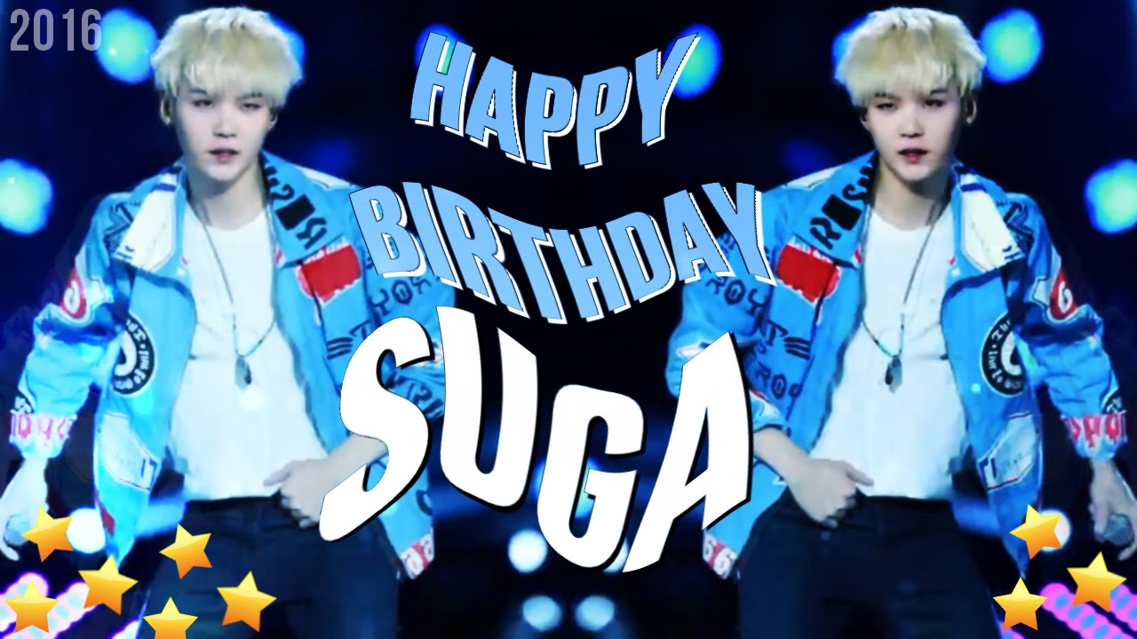 HAPPY BIRTHDAY SUGA (2016) - YouTube