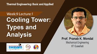 Lec 41: Cooling Tower: Types and Analysis