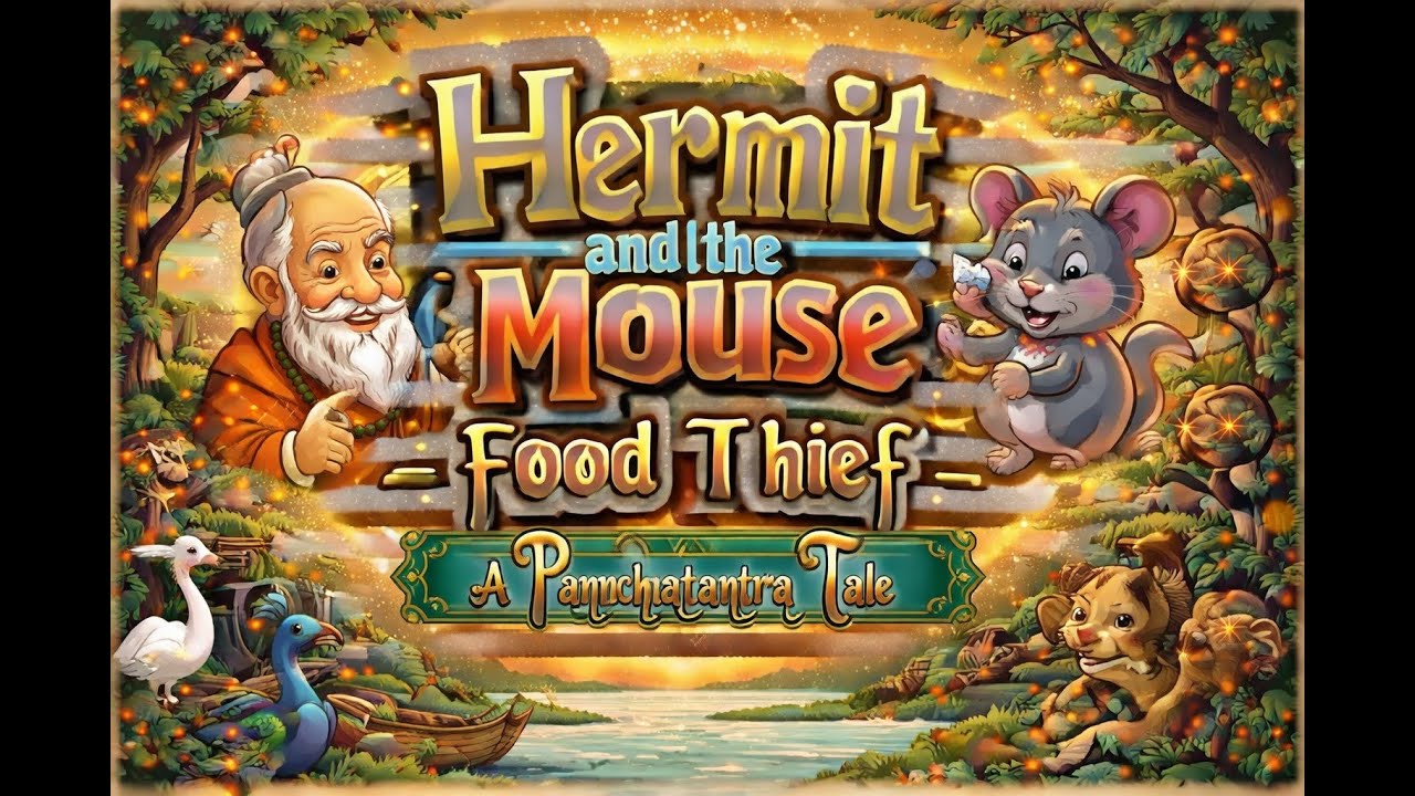 Panchatantra: Hermit and the Mouse - Food Thief | Animated Moral Story