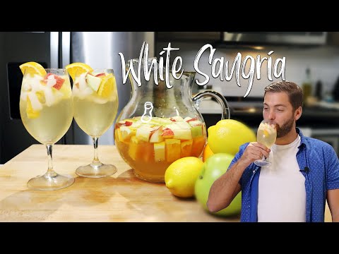 Authentic White Sangria Recipe | Summertime Cocktails