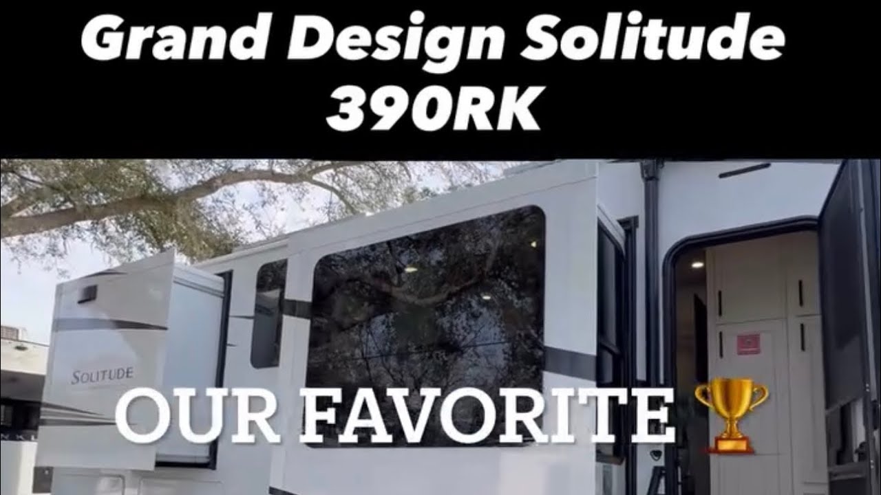 Silent Tour of Our Favorite Grand Design 5th wheel | Solitude 390RK