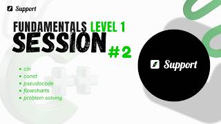 Fundamentals Level 1 | Session 2 [Arabic] – User Input , Pseudocode, Flowcharts & Problem Solving