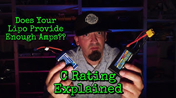 Lipo Battery C Rating Explained and Does your Battery Provide Enough Amps??