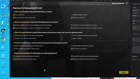 How to become a WOW Creator in PUBG MOBILE - All Correct Answer
