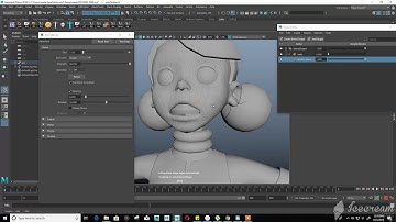 cartoon girl facial expression blend shape part 02