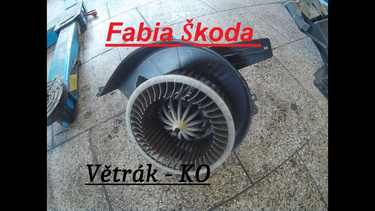 Nejde ventilátor pozice 1,2,3 - Fabia I - Fórum - Škoda klub