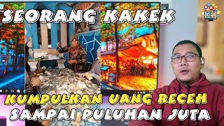 Kakek Kumpulkan Uang Receh Sampai Puluhan Juta Rupiah di Payakumbuh Sumatera Barat
