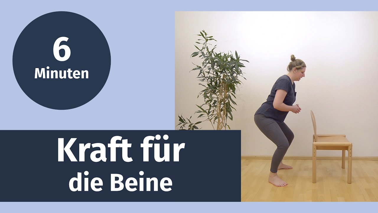 Wie Bekomme Ich Muskulöse Beine Kraft für die Beine - auch für Anfänger geeignet. (6 Minuten) - YouTube