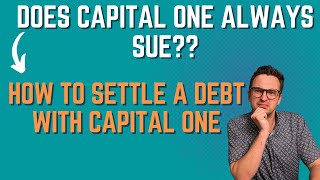 How to Negotiate and Settle Debt with Capital One