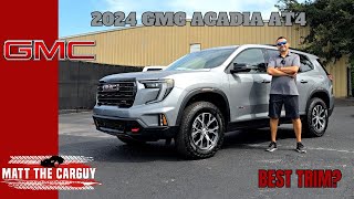 Brand New 2024 GMC Acadia AT4 review and test drive. Is it the best trim to get?