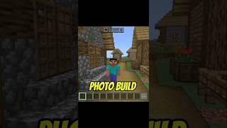 AI 🤖 vs Photo Build Challenge in Minecraft 🤯 #shorts #ytshorts #sgameringsz #minecraft