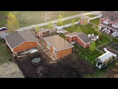 Гараж из клееного