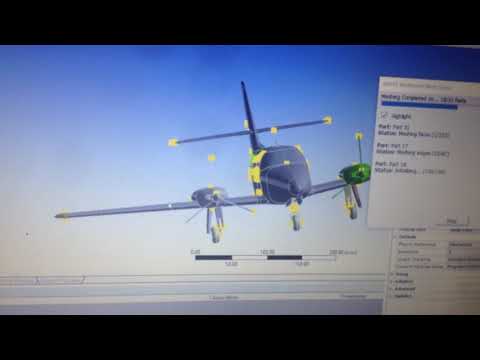 Aircraft mesh-Ansys