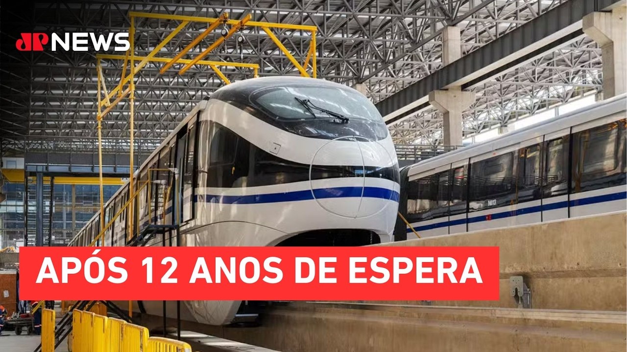 Linha 17-Ouro, do Monotrilho, será inaugurada em março