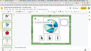 Walkthrough of the Resource Digital Initial Sound Identification Level 1