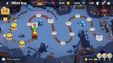 CookieRun Tower of Adventures Ch2 Abandoned Candy Mines 2-4 (Walkthrough)