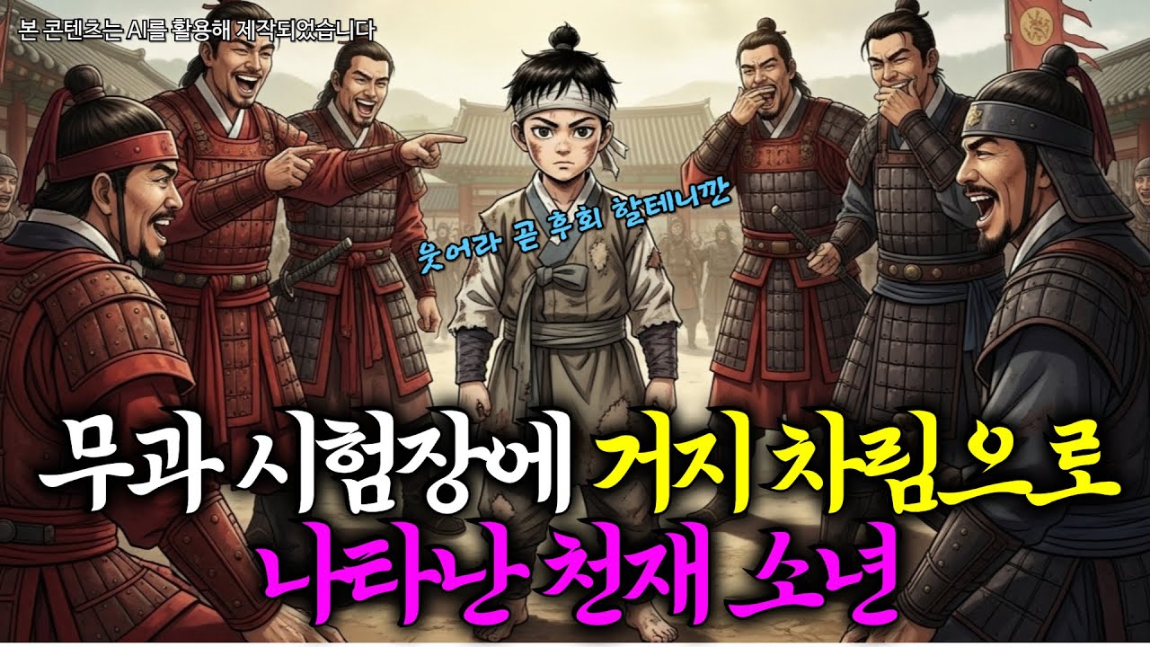 가족의 복수를 위해, 무과 시험장에 거지 차림으로 나타난 천재 소년 | 전설 | 야담 | 설화 | 옛날이야기 | 민담