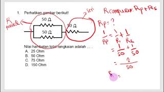 Soal dan Pembahasan ASPD: Mencari Hambatan Pengganti Total dalam Rangkaian Campuran | Teknik Cepat Soal dan Pembahasan ASPD: Mencari Hambatan Pengganti Total dalam Rangkaian Campuran | Teknik Cepat