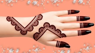 Beautiful Easy Mehndi Design | Mehandi Ka New Design | Mehndi Designs For Hands | Simple Henna 
