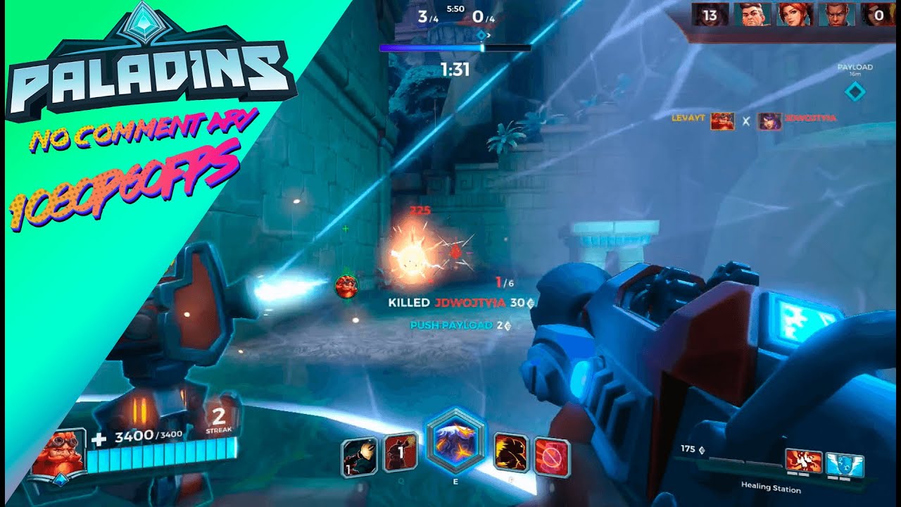 Paladins: Barik (Siege, Serpent Beach) Gameplay (No Commentary) [1080p60FPS] PC