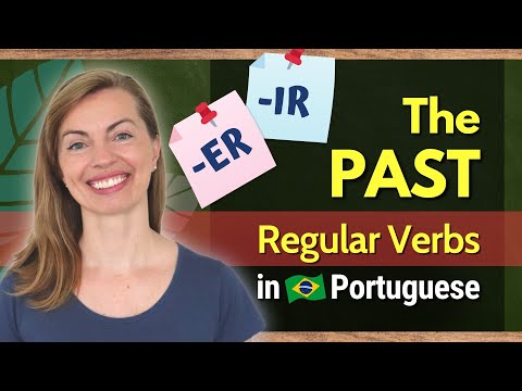 How to Conjugate -ER and -IR VERBS | PAST TENSE | Plain Portuguese, Speak like a Brazilian.