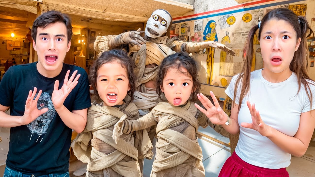 МУМИЯ НЯНЯ😱| ЕГИПЕТТЕН КЕЛДЫ🤯| ҚЫЗДАРДЫ ҚОРҚЫТТЫ😭|МУМИЯ КІМ?🤨 @nazzkoni_ @molzhan