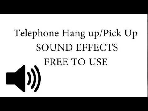 Telephone Hang Up Pick Up SOUND EFFECT