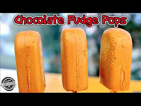 Chocolate Fudge Pops - 4 Ingredient Popsicle Dessert Recipe