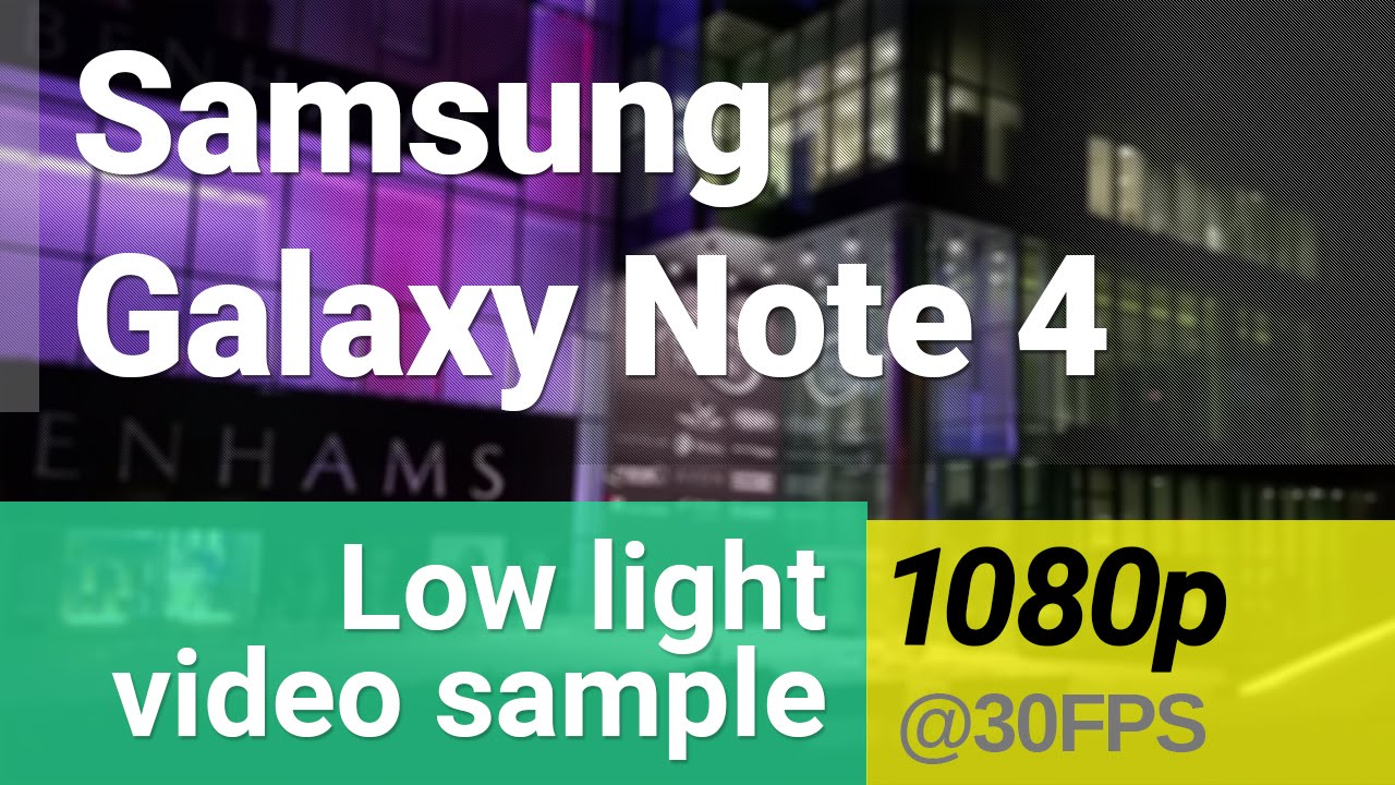 Low-light: Samsung Galaxy Note 4 (1080p) preview shoes