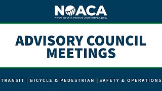 Transit, Bicycle & Pedestrian and Safety & Operations Advisory Council Meetings for May 15th, 2026