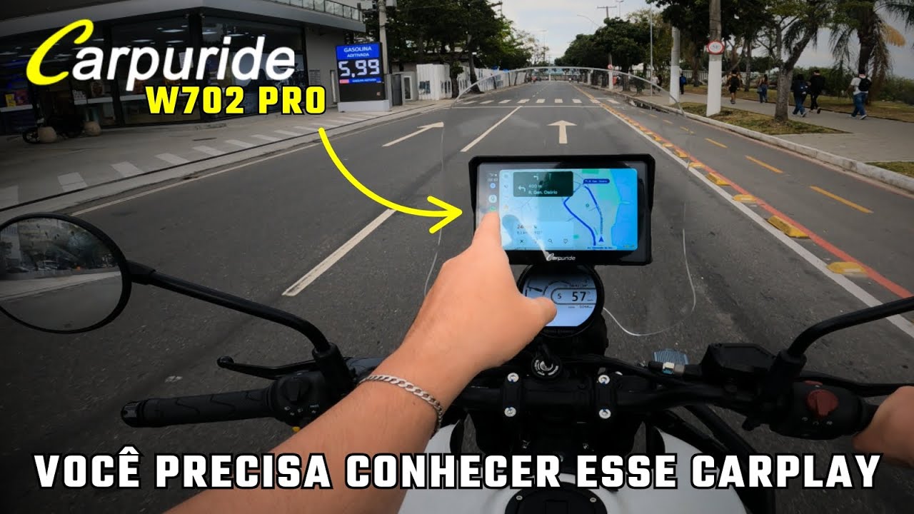 Instalei o Carpuride 702 PRO na Himalayan 450 #carpuride #review