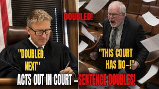 Sovereign Citizen FLIPS OUT in Court — Judge DOUBLES the Sentence INSTANTLY!