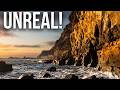 Ocean Cliffs at Sunset | Golden Hour Drone Film