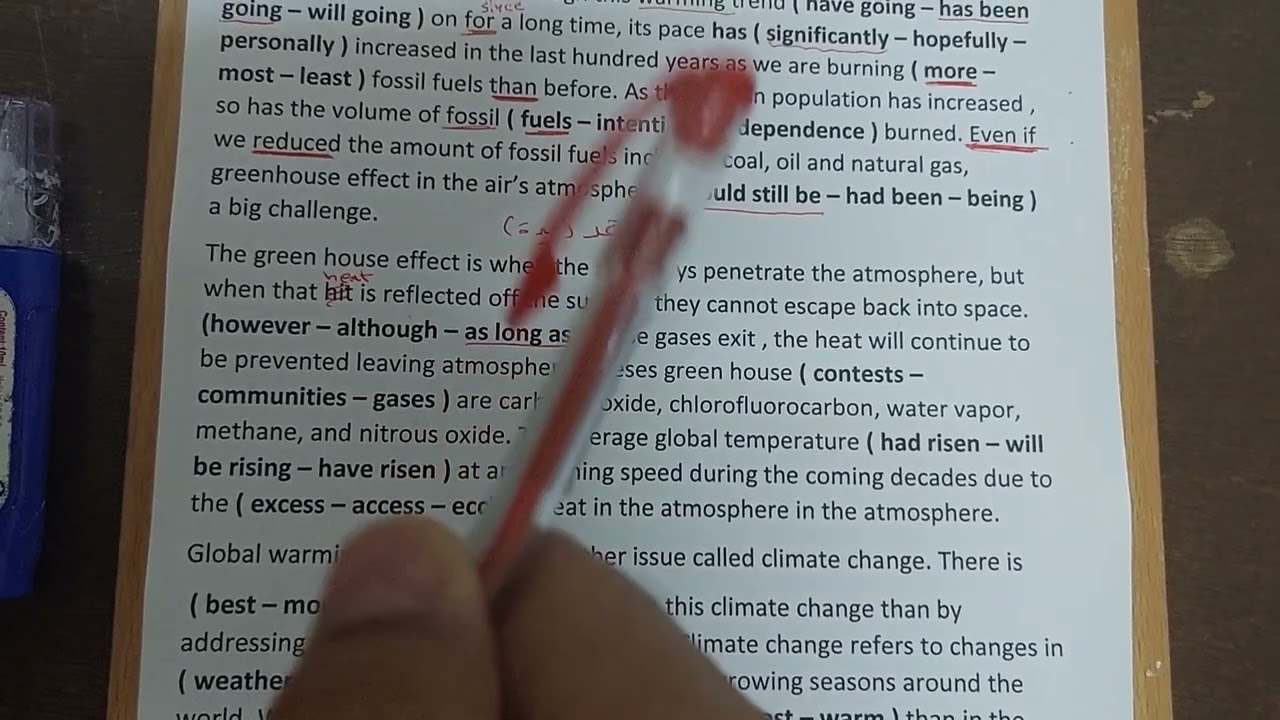 حل ورقة انجليزي عاشر ...مهمة ...فصل ثالث