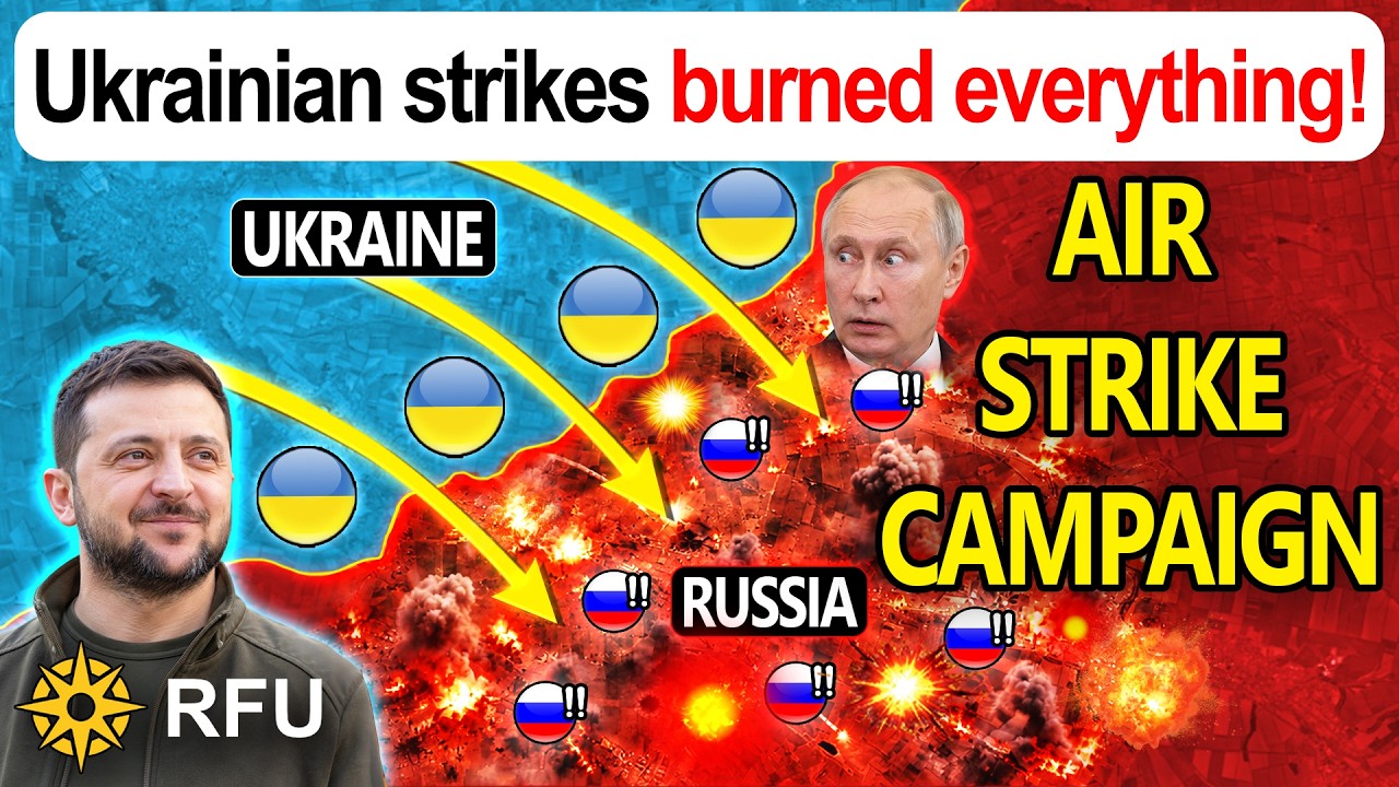 ⁣Russians face mounting supply problems as Ukraine burns the entire Russian rear