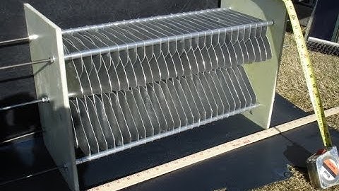 5" high voltage  butterfly capacitor kit for a magnetic loop antenna VA6POP