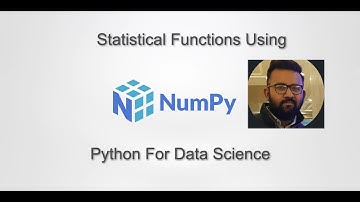 Statistical Functions using Numpy: A Beginner